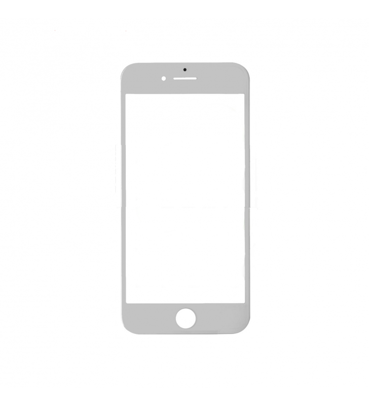 Cristal Frontal De Pantalla Marco con Oca para ReparaciÓn Iphone 8 Plus A1864 Blanco