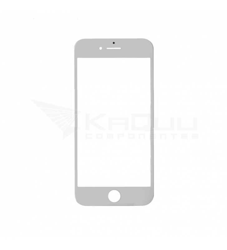Cristal Frontal De Pantalla Marco con Oca para ReparaciÓn Iphone 8 Plus A1864 Blanco