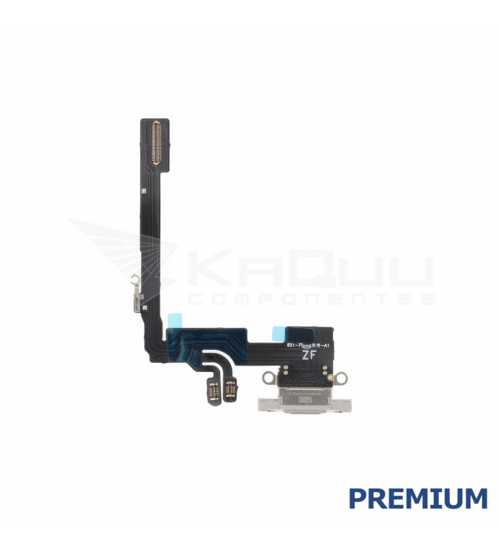Flex Conector Carga para iPhone 16 Pro A3293 Blanco Premium