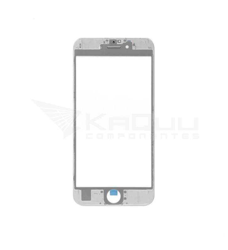 Cristal Frontal Pantalla Marco con Oca para ReparaciÓn Iphone 6S Plus A1634 Blanco