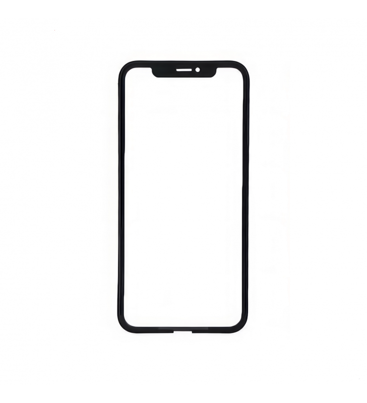 Cristal Frontal De Pantalla Marco con Oca para ReparaciÓn Iphone Xr A1984 Negro