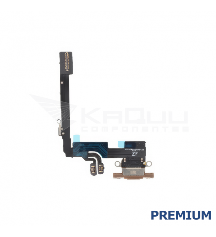 Flex Conector Carga para iPhone 16 Pro A3293 Dorado Premium