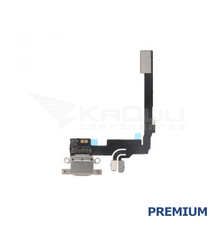 Flex Conector Carga para iPhone 16 Pro A3293 Plata Premium