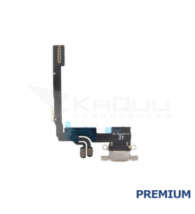 Flex Conector Carga para iPhone 16 Pro A3293 Plata Premium