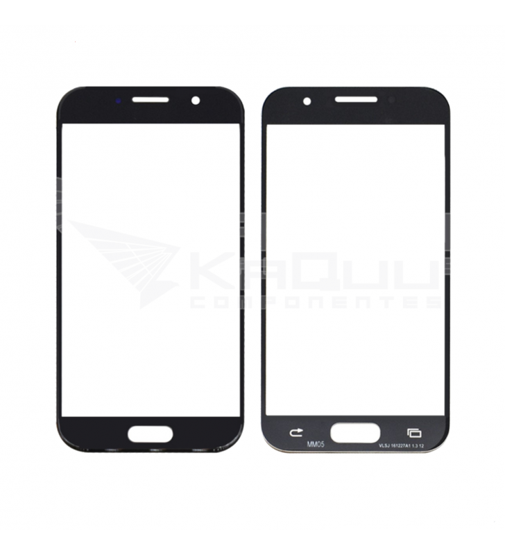 Cristal Frontal De Pantalla Sin Oca para ReparaciÓn Samsung Galaxy A5 2017 A520F Negro
