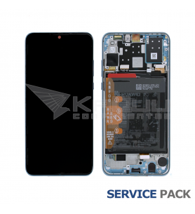 Pantalla Lcd Huawei P30 Lite 2019 MAR-LX1A 48Mpx Marco Breathing Crystal con Batería 02352VBG Service Pack