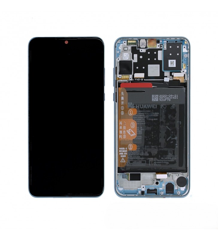 Pantalla Lcd Huawei P30 Lite 2019 MAR-LX1A 48Mpx Marco Breathing Crystal con Batería 02352VBG Service Pack