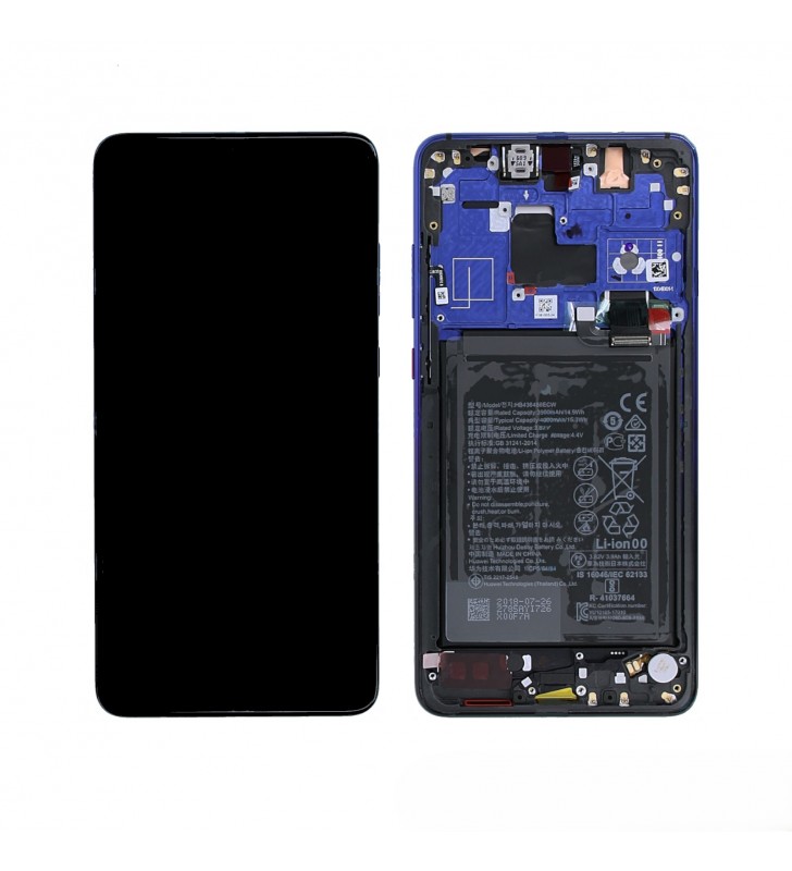 Pantalla Lcd Huawei Mate 20 HMA-L29 Marco Twilight Púrpura con Batería 02352FRA Service Pack