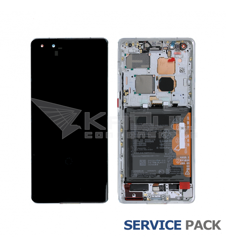 Pantalla Lcd Huawei Mate 40 Pro NOH-NX9 Marco Plata con Batería 02353YXC Service Pack