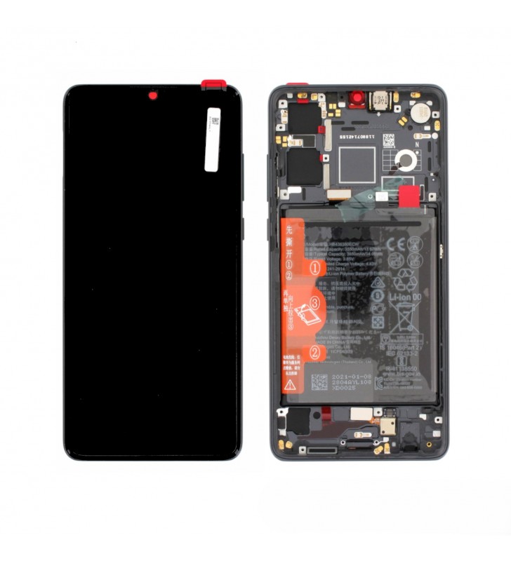 Pantalla Lcd Huawei P30 2019 ELE-L09 Marco New Code Negro con Batería 02354HLT Service Pack