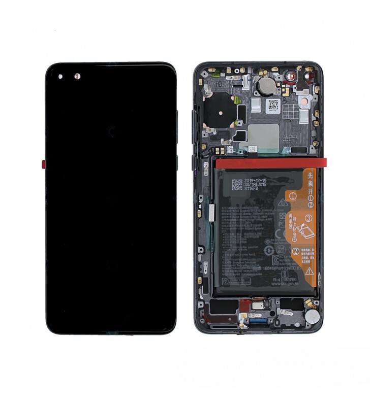 Pantalla Lcd Huawei P40 2020 ANA-LNX9 Marco Negro con Batería 02353MFA Service Pack