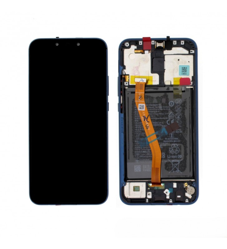 Pantalla Lcd Huawei Mate 20 Lite SNE-LX1 Marco Azul con Batería 02352DKM Service Pack