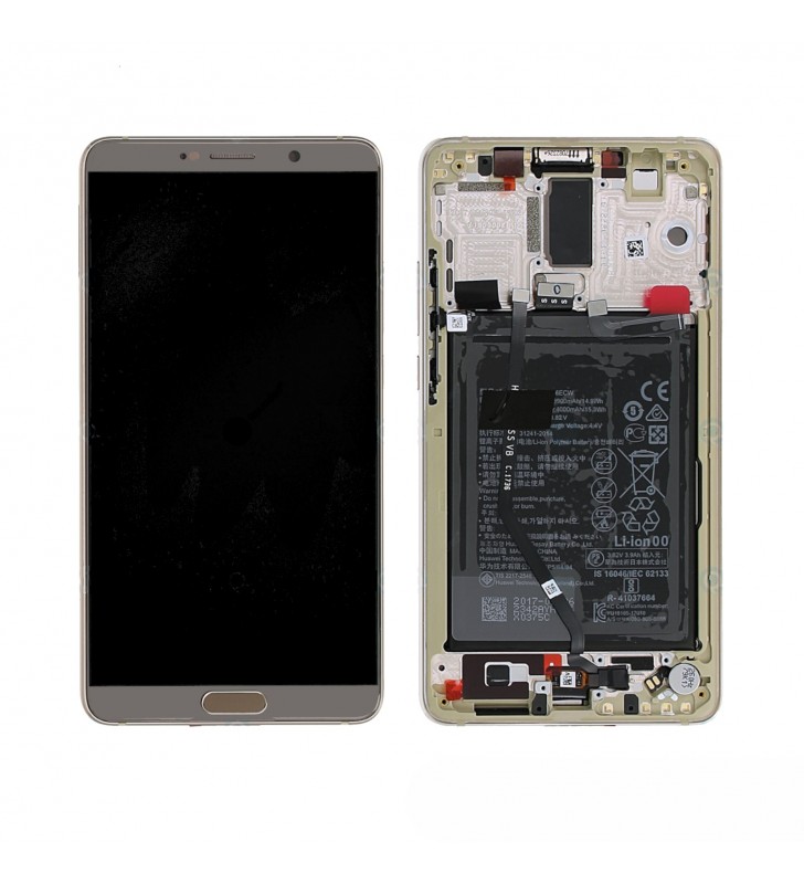 Pantalla Lcd Huawei Mate 10 ALP-L09 Marco Marrón con Batería 02351PNS Service Pack