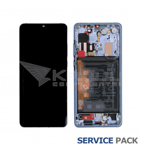 Pantalla Lcd Huawei P30 Pro VOG-L09 VOG-L29D, P30 Pro New Edition Marco Breathing Crystal con Batería 02353FUT Service Pack