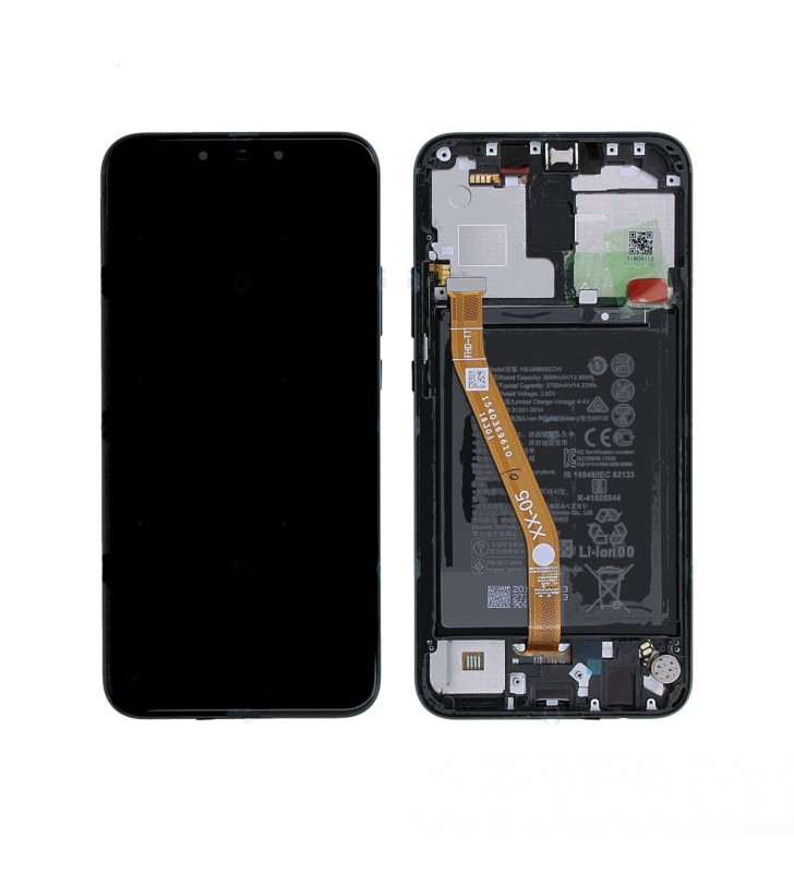 Pantalla Lcd Huawei Mate 20 Lite SNE-LX1 Marco Negro con Batería 02352DKK Service Pack