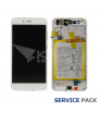 Pantalla Lcd Huawei P10 Lite WAS-L03T Marco Blanco con Batería 02351FSC Service Pack