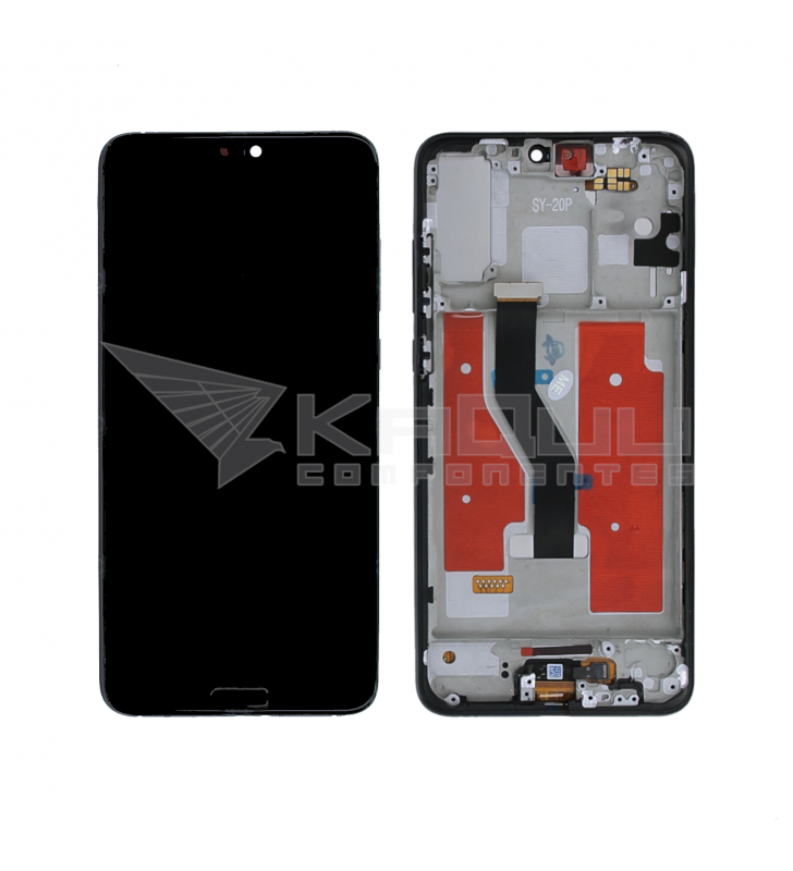 Pantalla Lcd para  Huawei P20 Pro Marco Negro Flex Huella CLT-L04 CLT-L09 OLED