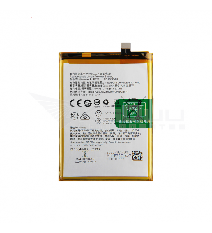 Batería BLP757 4210MAH para Oppo Realme 6 RMX2001 / Realme 6 Pro RMX2063