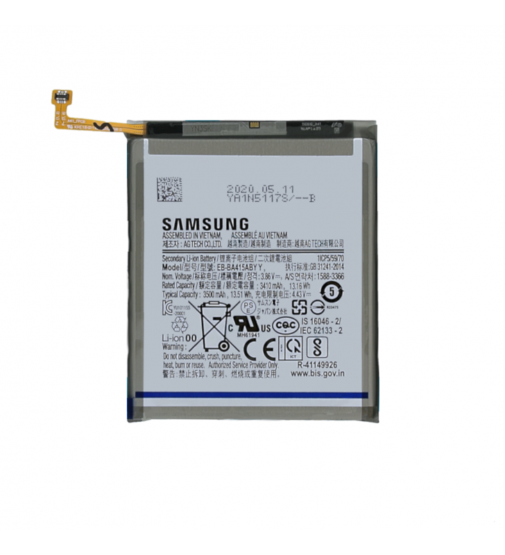 Batería EB-BA415ABY Samsung Galaxy A41 A415F Service Pack Usado
