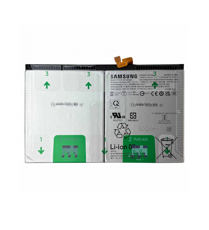 Batería EB-BX828ABE Samsung Galaxy Tab S10+ X820 X828 GH82-35927A 10090maH Service Pack