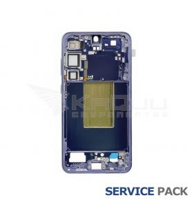 Chasis Marco Intermedio Lcd Samsung Galaxy S24 Plus SM-S926B Violeta GH82-33413C Service Pack