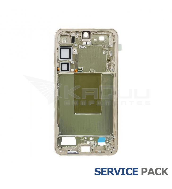 Chasis Marco Intermedio Lcd Samsung Galaxy S24 Plus SM-S926B Amarillo GH82-33413D Service Pack