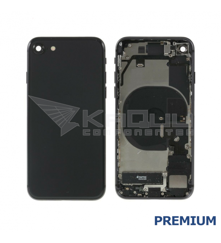 Chasis Carcasa Marco y Tapa con Componentes para Iphone 8 A1863 A1905 Negro Premium Reacondicionado