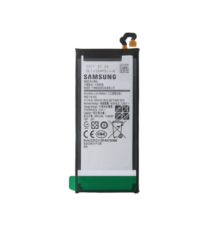 Batería EB-BA720ABE para Samsung Galaxy A7 2017 A720F, J7 2017 J730F GH43-04687A Service Pack