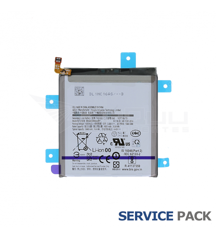 Batería EB-BG998ABY para Samsung Galaxy S21 Ultra G998B GH82-24592A Service Pack