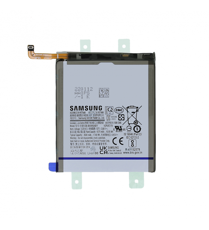 Bateria EB-BS906ABY para Samsung Galaxy S22 Plus S906B GH82-27502A Service Pack