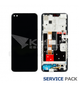 Pantalla Lcd Oppo Reno4 Z 5G CPH2065, A92s PDKM00 Marco Negro 4904261 Service Pack