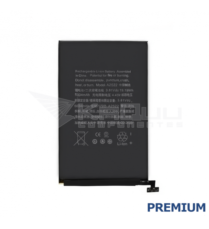 Bateria 5034mAh para iPad Mini 6 A2568 Premium