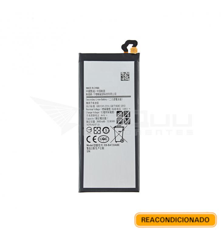 Batería EB-BA720ABE para Samsung Galaxy A7 2017 A720F  J7 2017 J730F Refurbished