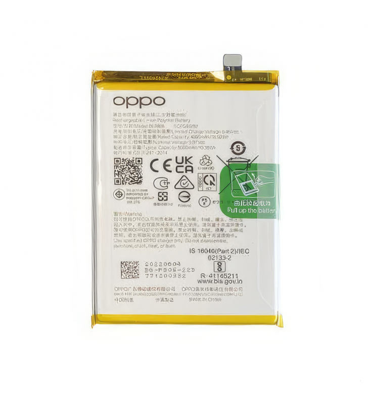 Batería BLP805 5000mAh Oppo A11s, A16s CPH2271, A53s 5G CPH2135, A54 CPH2239, A54s CPH2273 4906217 4908025  Service Pack