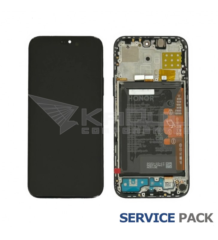 Pantalla Lcd Honor X8B LLY-LX1 Marco Negro con Batería 0235AHGD Service Pack