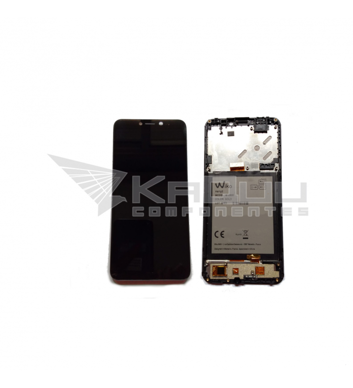 Pantalla Lcd con Marco para Wiko Harry 2 W-V600 Negro Refurbished