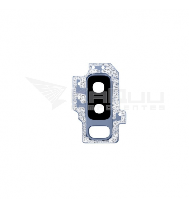 Embellecedor Cristal Cámara Lente para Samsung Galaxy S9 Plus G965F Azul Refurbished