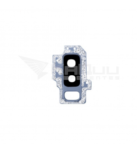 Embellecedor Cristal Cámara Lente para Samsung Galaxy S9 Plus G965F Azul Refurbished