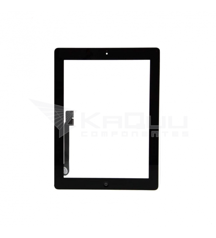 Cristal Táctil Digitalizador sin Botón para  Ipad 3ª Gen A1416 A1430 A1403, iPad 4ª Gen A1458 A1459 A1460 Negro