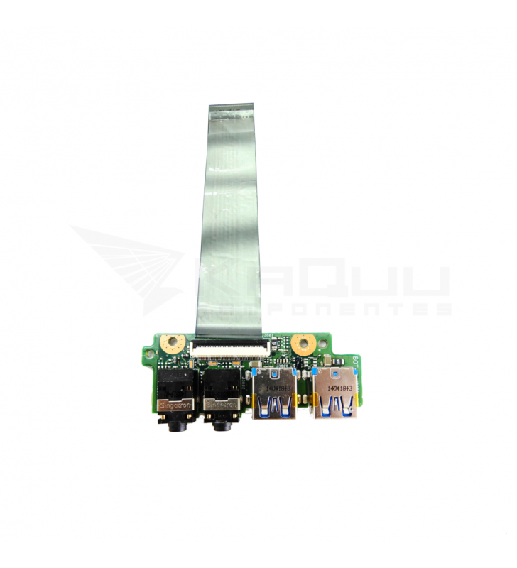 Módulo de Jack Audio Doble Puerto USB para Asus N56V 60NB0030-AU1