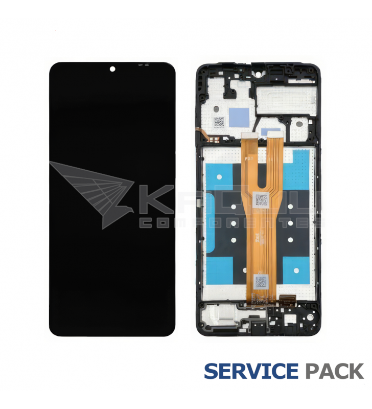Pantalla Lcd Samsung Galaxy A06 A065F Marco Negro GH81-26440A Service Pack