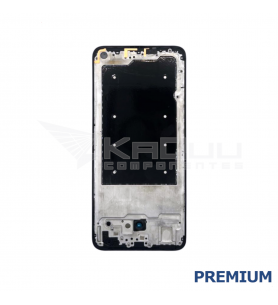 Chasis Marco Intermedio Lcd para Realme 8 RMX3085 Negro Premium