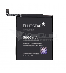Batería Blue Star Premium De Li-ion Litio 3000MAH Carga Rápida para Xiaomi Redmi 6 / Redmi 6A Refurbished