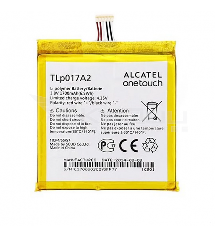 Bateria TLP017A2 para Alcatel Onetouch One Touch Idol Mini OT6012D Refurbished