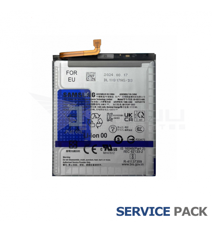 Batería 4700mAh EB-BS721ABE Samsung Galaxy S24 FE S721B GH82-35853A Service Pack