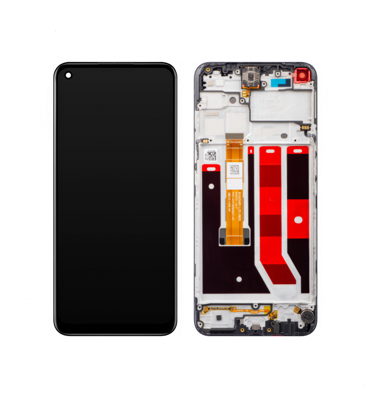 Pantalla Lcd Oppo A11s, A32 PDVM00, A33 2020 CPH2137, A53 4G CPH2127, A53s CPH2139 Marco Negro 4905105 Service Pack