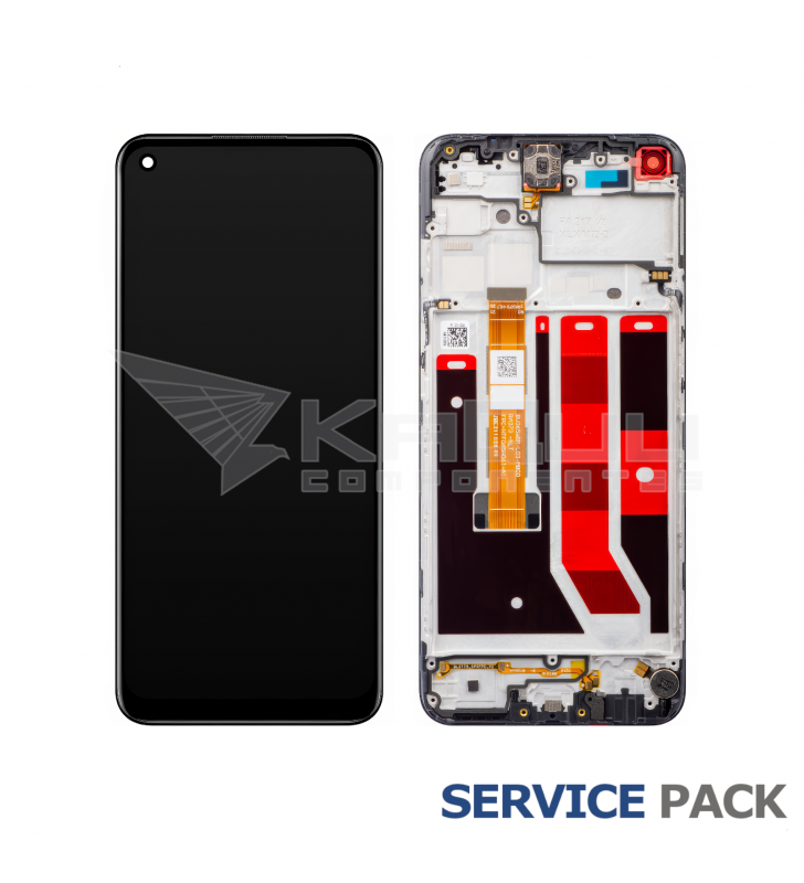 Pantalla Lcd Oppo A11s, A32 PDVM00, A33 2020 CPH2137, A53 4G CPH2127, A53s CPH2139 Marco Negro 4905105 Service Pack