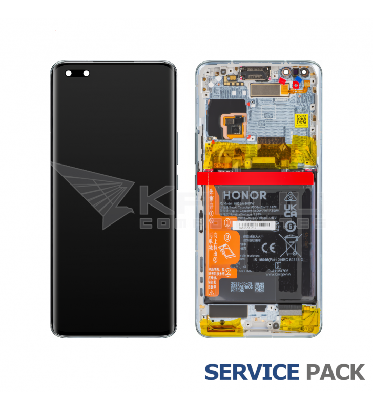 Pantalla Lcd Honor Magic 4 Pro LGE-NX9 Marco Azul con Batería 0235AGXC Service Pack