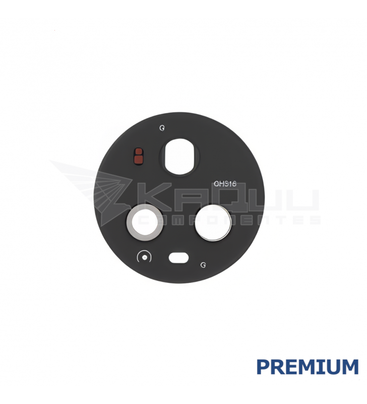 Cristal Camara Lente para Honor Magic 5 Pro PGT-AN10 Negro Premium