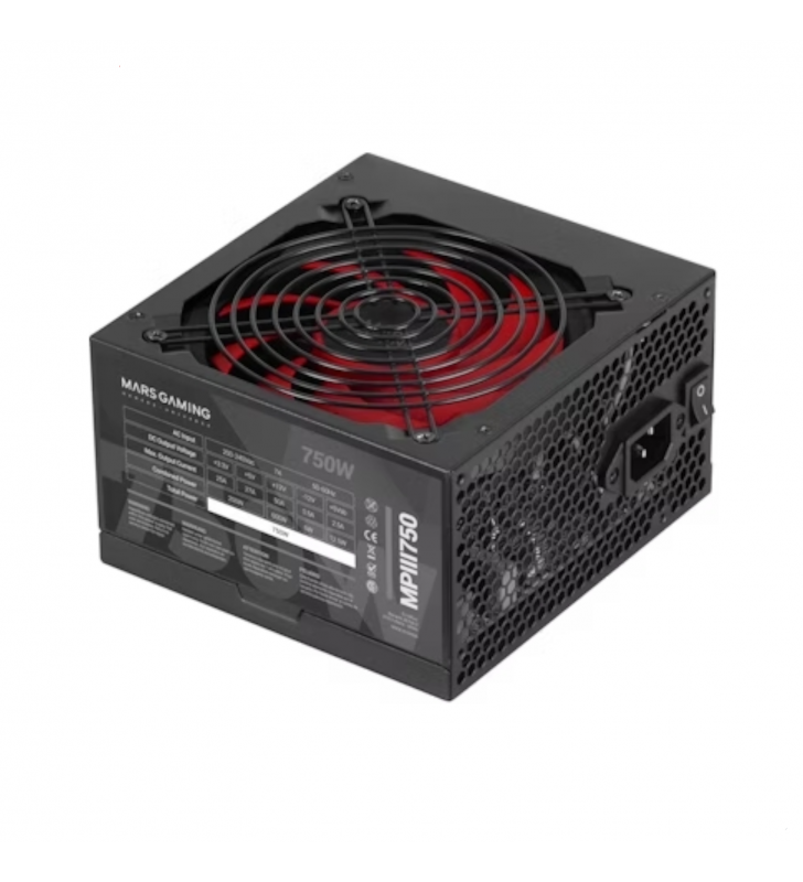 Fuente Alimentación Mars Gaming MPIII750 750W Ventilador 12cm
